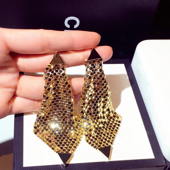 Luxury fashion designer earrings tassel - Picture 2 of 12